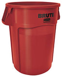 Contenedor de Rubbermaid Commercial Brute, redondo, de 37,9 l, en color blanco