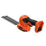 BLACK+DECKER BCSS18B-XJ - Kit Tijera cortacésped + arreglasetos 18V, Cambio de cuchilla sin herramientas, Hoja de 20 cm, Incluye cuchilla de corte y espada arregla setos, No incluye batería/cargador