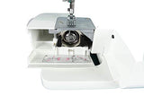 Gritzner Máquina de coser Dorina 323, 23 puntadas útiles y decorativas para cualquier tejido, para bricolaje y hobby, Dorina 323, color blanco