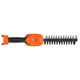 BLACK+DECKER BCSS18B-XJ - Kit Tijera cortacésped + arreglasetos 18V, Cambio de cuchilla sin herramientas, Hoja de 20 cm, Incluye cuchilla de corte y espada arregla setos, No incluye batería/cargador