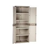 Plastiken (HLKRQ) Titanium Armarios, Beige, 70x44x176 cm