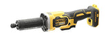 DEWALT DCG426N-XJ DCG426N-XJ-Amoladora Recta sin escobillas XR 18V Portafresas 6mm, Velocidad Variable 32.000 RPM sin Cargador/batería, 18 V