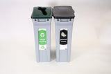 Rubbermaid Commercial Products 1876489 Cubo de Basuras de Reciclaje (2 Unidades)