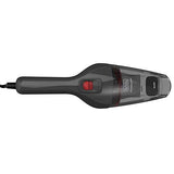 Black+Decker NVB12AV - Aspirador de Mano para Automóvil, 12 V, Capacidad de 310 ml, Color Gris y Rojo