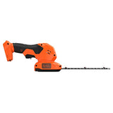 BLACK+DECKER BCSS18B-XJ - Kit Tijera cortacésped + arreglasetos 18V, Cambio de cuchilla sin herramientas, Hoja de 20 cm, Incluye cuchilla de corte y espada arregla setos, No incluye batería/cargador