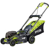 Ryobi RLM18X41H-240 RLM18X41H-240-Cortacésped Fusion (Ancho de Corte de 40 cm, One+, 2 x 4 Ah, 36 V), grünschwarzgrauweiß, medium