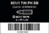 851/1 TiN Puntas Phillips SB, PH 1 x 25 mm