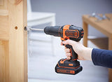 Black+Decker - Taladro con 2 Baterías 1.5Ah y Maletín