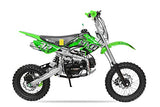 Dirtbike NXD M14 14/12 125cc 4 velocidades manual Kickstarter Bike ATV Quad Pocket Cross