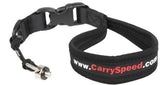 Carry Speed UHS - Correa de Mano para cámaras y videocámaras, Negro