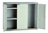 Plastiken M282965 - Armario de Resina Medio 3 Puertas plastek 88 x 105 x 44 cm