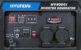 Hyundai HY4000i Generador Inverter Abierto Gasolina