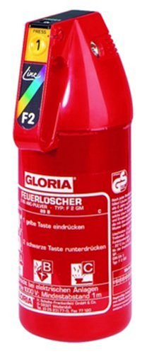 Gloria 1873.0000 - Extintor de Incendios para Coche (2 kg) – Indoostrial