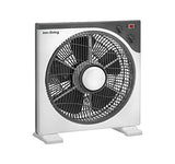 Ventilador Box giratorio portátil 3 velocidades con cable coche incluido