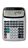 Calculated Industries Qualifier Plus IIIFX-Desktop Escritorio - Calculadora (Escritorio, Calculadora financiera, 9 dígitos, Inclinación de pantalla, Batería, Plata)