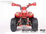 ROSA Midi Quad Bigfoot 124cc 7" Automático+Marcha atrás Vehiculo infantil ATV Bici Bolsillo Coche de niña