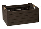 Dea Home Florida Caja Plegable, Plástico, Marrón y Beige, 59x39x28 cm