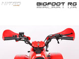 ROSA Midi Quad Bigfoot 124cc 7" Automático+Marcha atrás Vehiculo infantil ATV Bici Bolsillo Coche de niña