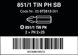 851/1 TiN Puntas Phillips SB, PH 2 x 25 mm