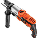 BLACK+DECKER KR8542K-QS - Taladro percutor con cable 850 W, incluye maletín