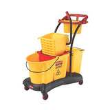 Rubbermaid Commercial WaveBrake - Carrito de limpieza