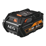 AEG 4932464754 - Batería de Ion de Litio (18 V, 6,0 Ah, HD-L1860R HD, Color Naranja