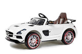 Licencia Coche niños Mercedes - Benz SLS AMG 2 x 25W 12V MP3 RC Coche eléctrico Vehiculo infantil Teledirigido Electro Auto