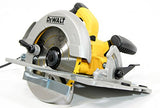 Dewalt DWE576K-QS DWE576K-QS-Sierra Circular 1.600W-65mm Prof. -Ø190mm + maletín (con Base para Rail), 1350 W, 230 V