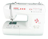 Gritzner Máquina de coser Dorina 323, 23 puntadas útiles y decorativas para cualquier tejido, para bricolaje y hobby, Dorina 323, color blanco