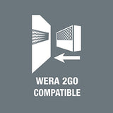 Wera 05671388001 Bolso Vacío Plegable para Juegos VDE de Hasta 18 Piezas, negro, 180 x 85 mm