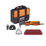 AEG 4935431790 Multiherramienta con cable, accs y bolsa, 230 V, Negro, Naranja