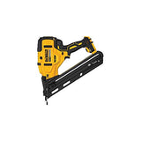 DeWalt DCN650N-XJ DCN650N-XJ-Clavadora de Acabado sin escobillas XR 18V sin Cargador/batería 15Ga para Clavos 34° de 1,8mm diámetro y 32-63mm Largo, 18 V, Negro/Amarillo