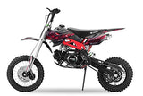 Motocicleta Dirtbike 125 cc Sky 14/12 con horquilla invertida XXL, Crossbike, Pitbike