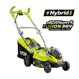 CORTACÉSPED HÍBRIDO FUSION DE 36V, ANCHO DE CORTE DE 36CM, CON BATERÍA ONE+ (2 X 5,0AH) | RYOBI | MODELO RLM18X36H250F | ONE + | HYDRID