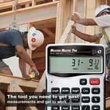 Calculated Industries Measure Master Pro - Calculadora (Bolsillo, 11 dígitos, Batería, Plata)