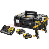 DeWalt CPROF597 CPROF597-KIT XR = DCD996P2 Taladro XRP con 2 baterías Li-Ion 5Ah + DCE530N Pistola de Aire Caliente