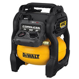 Dewalt Batería De Compresor Dcc1054 N De Xj Flex V 54 V  Versión De Base  9 Bar, 10 Litros, Sin Escobillas, Móvil, Succión 48 l/min, Salida de Aire 31 L/MIN