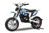 Eco guepardo Deluxe Dirt Bike 500 W 24 V Leed batería | Bike Quad ATV Pit eléctrico batería