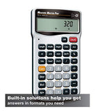 Calculated Industries Measure Master Pro - Calculadora (Bolsillo, 11 dígitos, Batería, Plata)