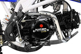 Nitro Motors Dirtbike 125 CC Sky 17/14 con Boca Abajo Tenedor XXL Dirtbike crossbike pitbike