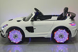 Licencia Coche niños Mercedes - Benz SLS AMG 2 x 25W 12V MP3 RC Coche eléctrico Vehiculo infantil Teledirigido Electro Auto