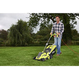 Ryobi RLM18E40H RLM18E40H-Cortacésped eléctrico (ancho de corte de 40 cm, 1800 W