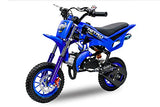 Nitro Motors Dirtbike Crossbike DS67 - Bicicleta de bolsillo de 49 centímetros cúbicos