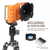 Koziro Soporte para Smartphone-Rig Cinema 2-en-1 Objetivo y 2 filtros de Densidad de Naranja