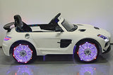 Licencia Coche niños Mercedes - Benz SLS AMG 2 x 25W 12V MP3 RC Coche eléctrico Vehiculo infantil Teledirigido Electro Auto