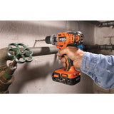 AEG BSB 18C drill Sin llave Negro, Naranja 1,9 kg - Taladro eléctrico (1,3 cm, 1,4 cm, 4,5 cm, 60 Nm, 1,5 m/s², 350 RPM)