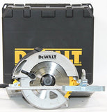 Dewalt DWE576K-QS DWE576K-QS-Sierra Circular 1.600W-65mm Prof. -Ø190mm + maletín (con Base para Rail), 1350 W, 230 V