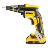 Dewalt DCF620D2-QW DCF620D2-QW-Atornillador Panel Yeso sin escobillas XR 18V con 2 baterías Li-Ion 2,0Ah con maletín TSTAK, 18 W, 18 V