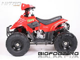 ROSA Midi Quad Bigfoot 124cc 7" Automático+Marcha atrás Vehiculo infantil ATV Bici Bolsillo Coche de niña