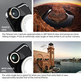 Ztylus 4 en 1 Revolver Lens Smartphone Kit de cámara para iPhone 8: Super gran angular, macro, ojo de pez, CPL, funda protectora, cámara de teléfono, video fotográfico